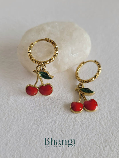 Cherry Bliss Hoops