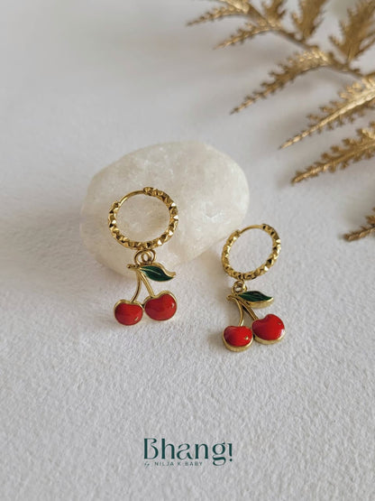 Cherry Bliss Hoops