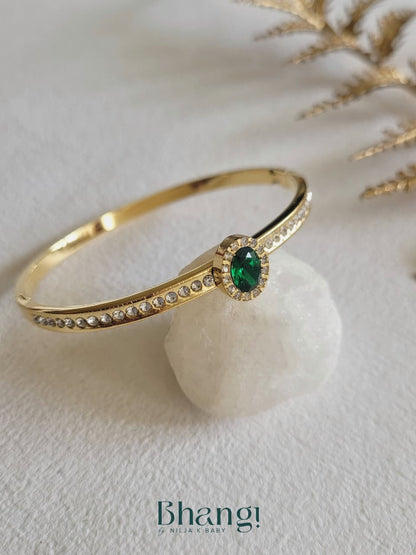 Emerald Grace Bangle