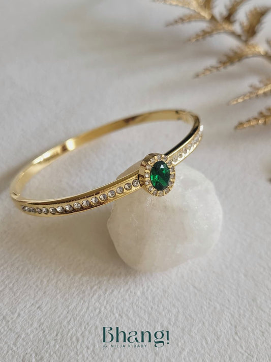 Emerald Grace Bangle
