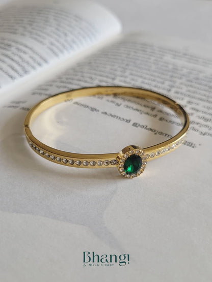 Emerald Grace Bangle