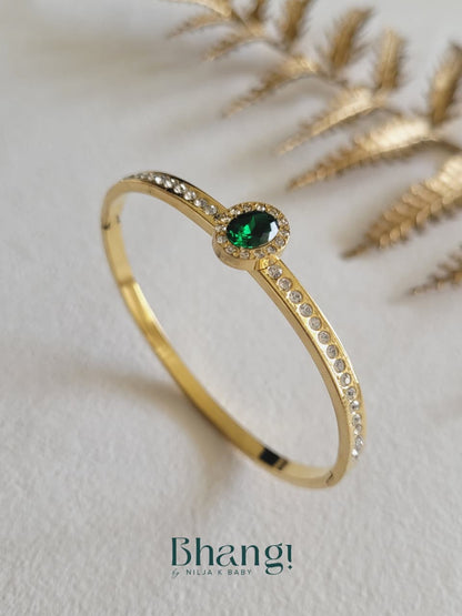 Emerald Grace Bangle