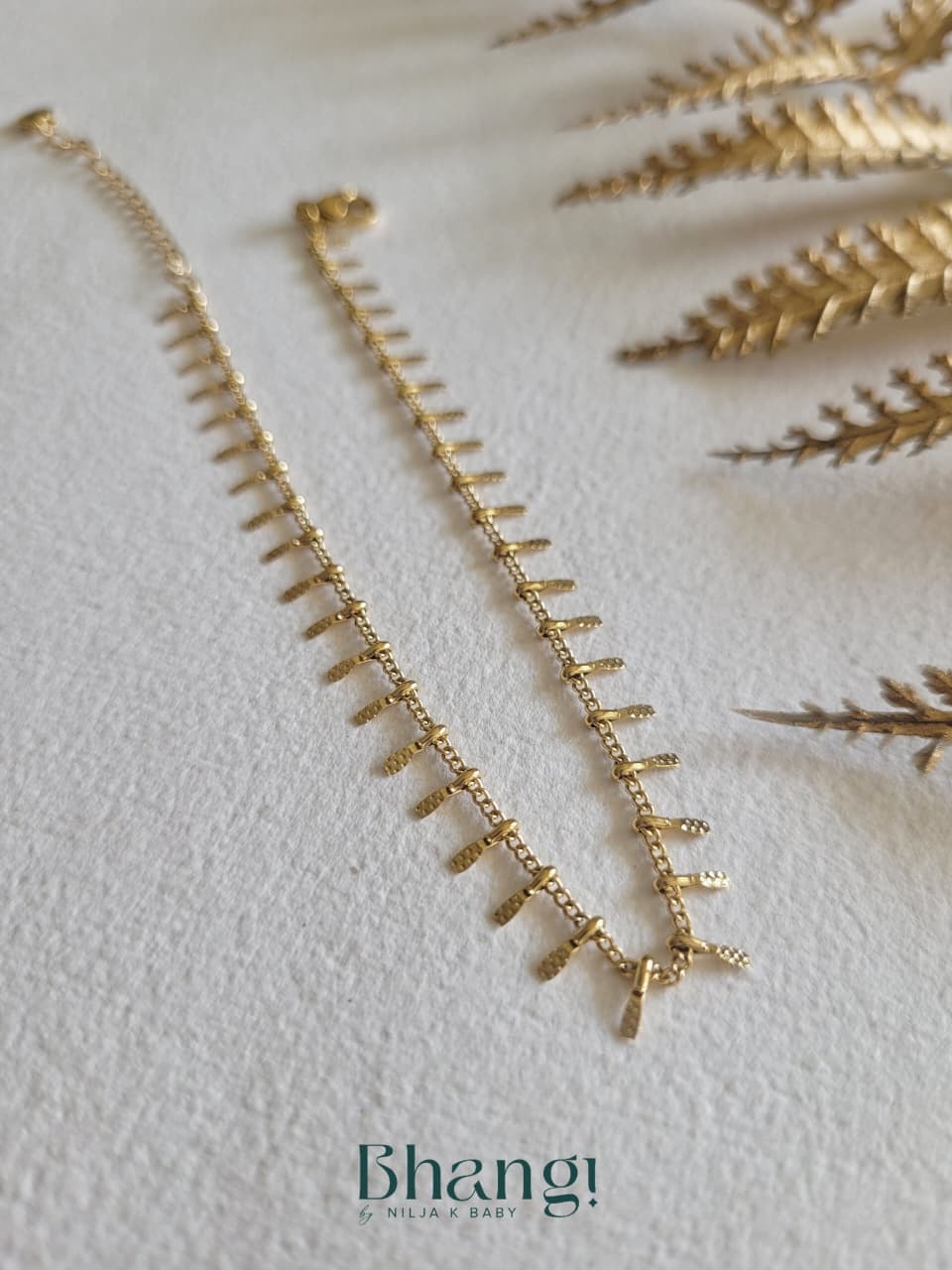 Golden Whisper Anklet - Single