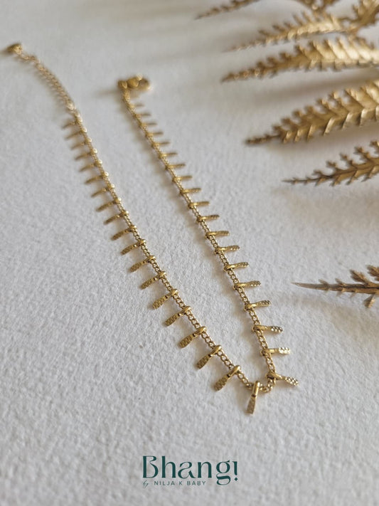 Golden Whisper Anklet - Single