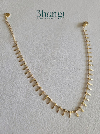 Golden Whisper Anklet - Single