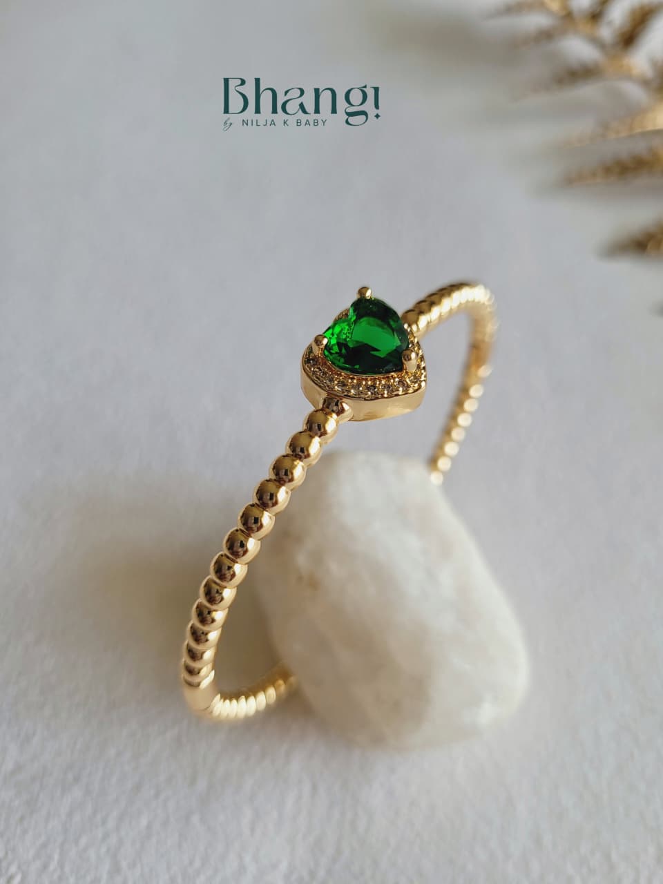 Emerald Glow Bangle