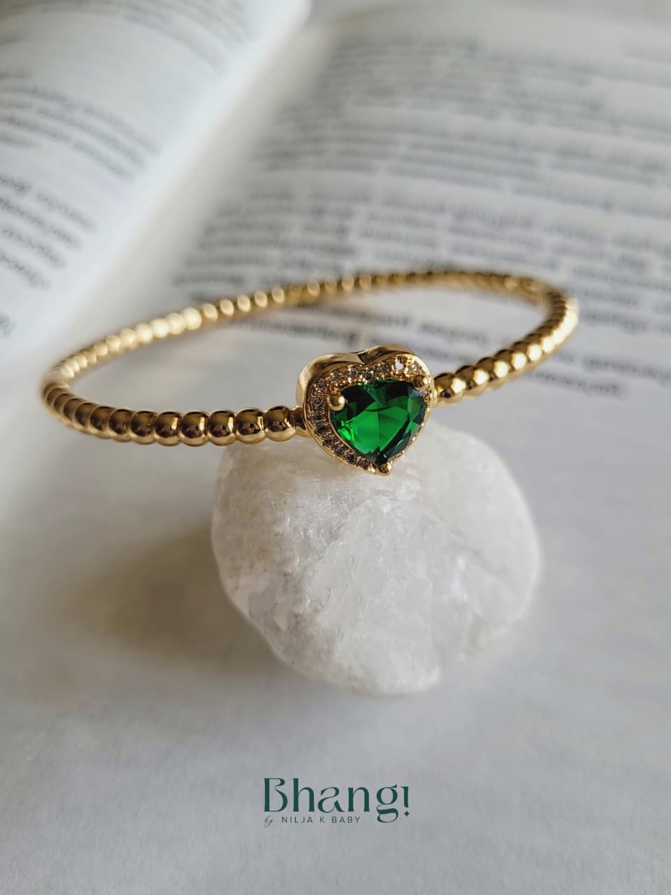 Emerald Glow Bangle