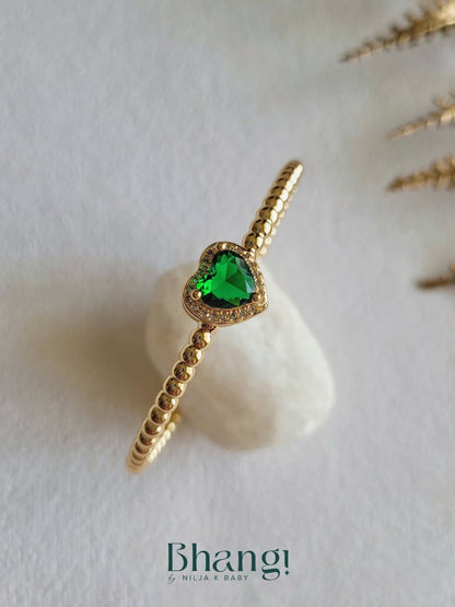 Emerald Glow Bangle
