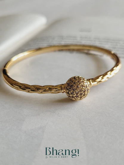 Gilded Knot Bangle