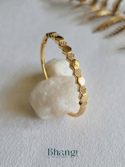 Honeycomb Glow Bangle