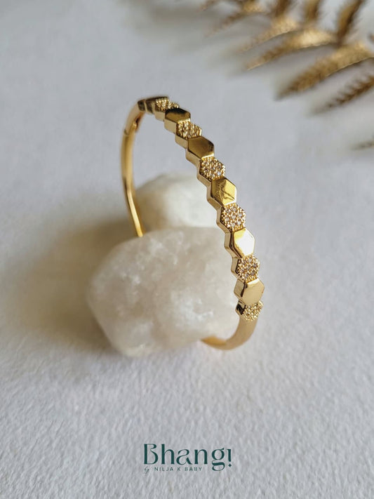 Honeycomb Glow Bangle