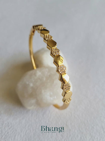 Honeycomb Glow Bangle
