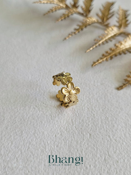 Golden Bloom Ring