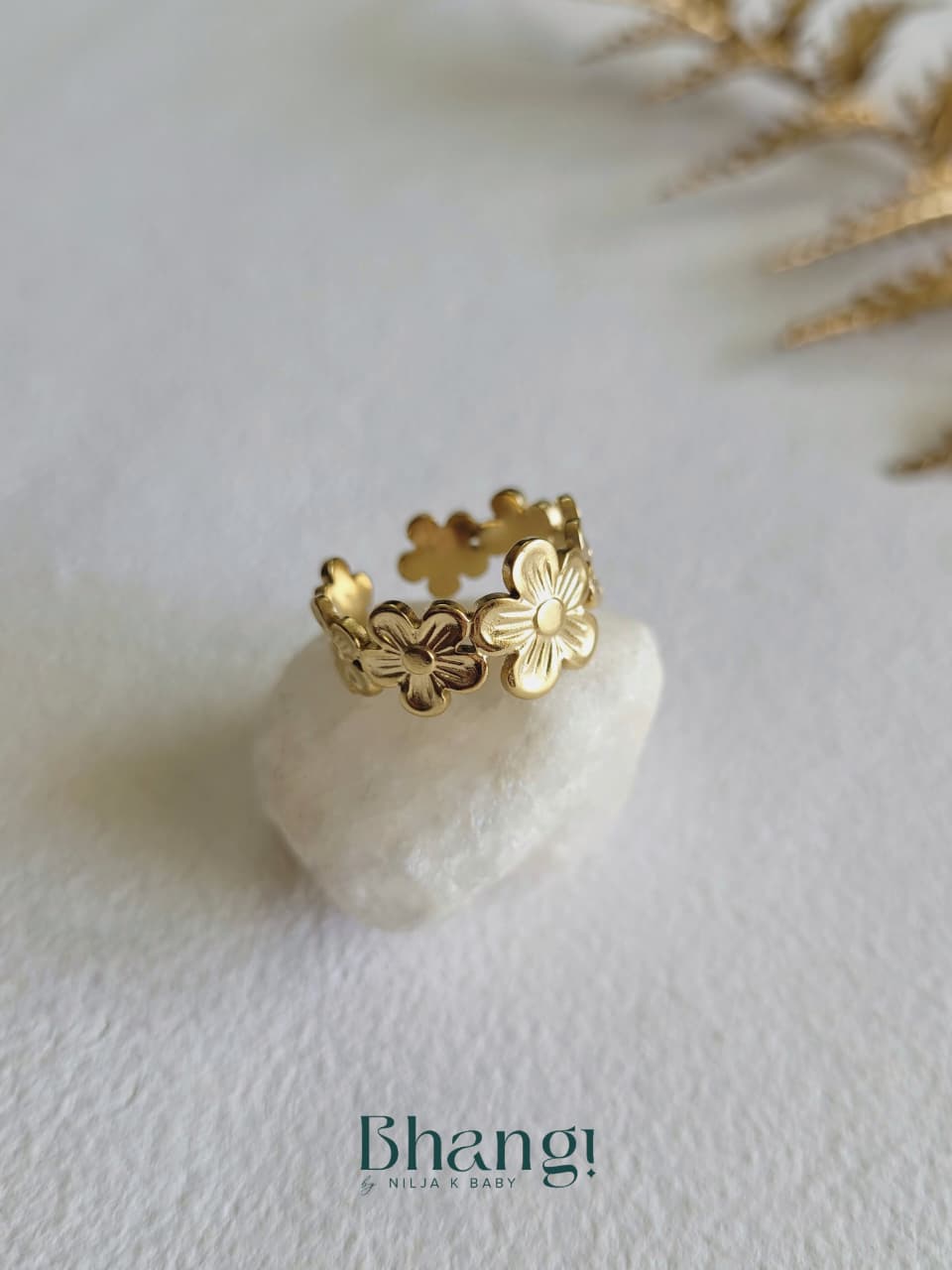 Golden Bloom Ring