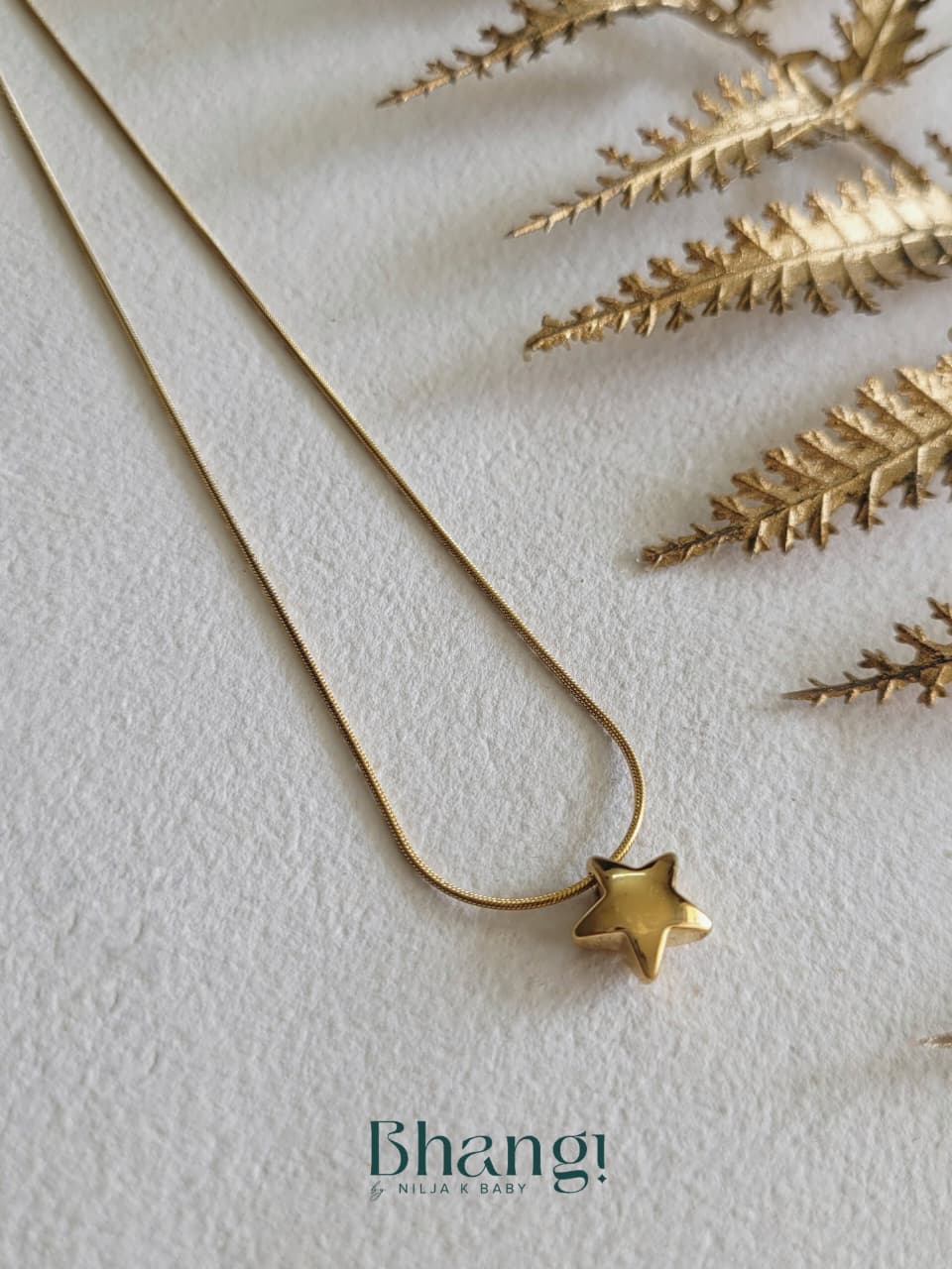 Golden Star Whisper Necklace