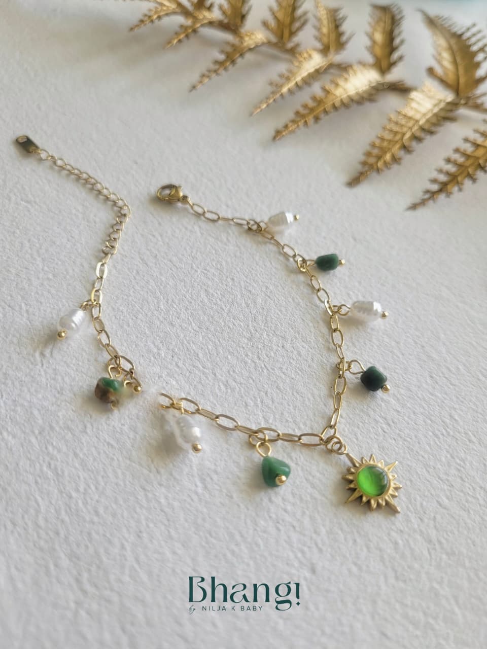 Verdant Sun Charm Bracelet