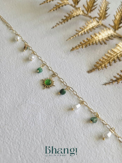 Verdant Sun Charm Bracelet