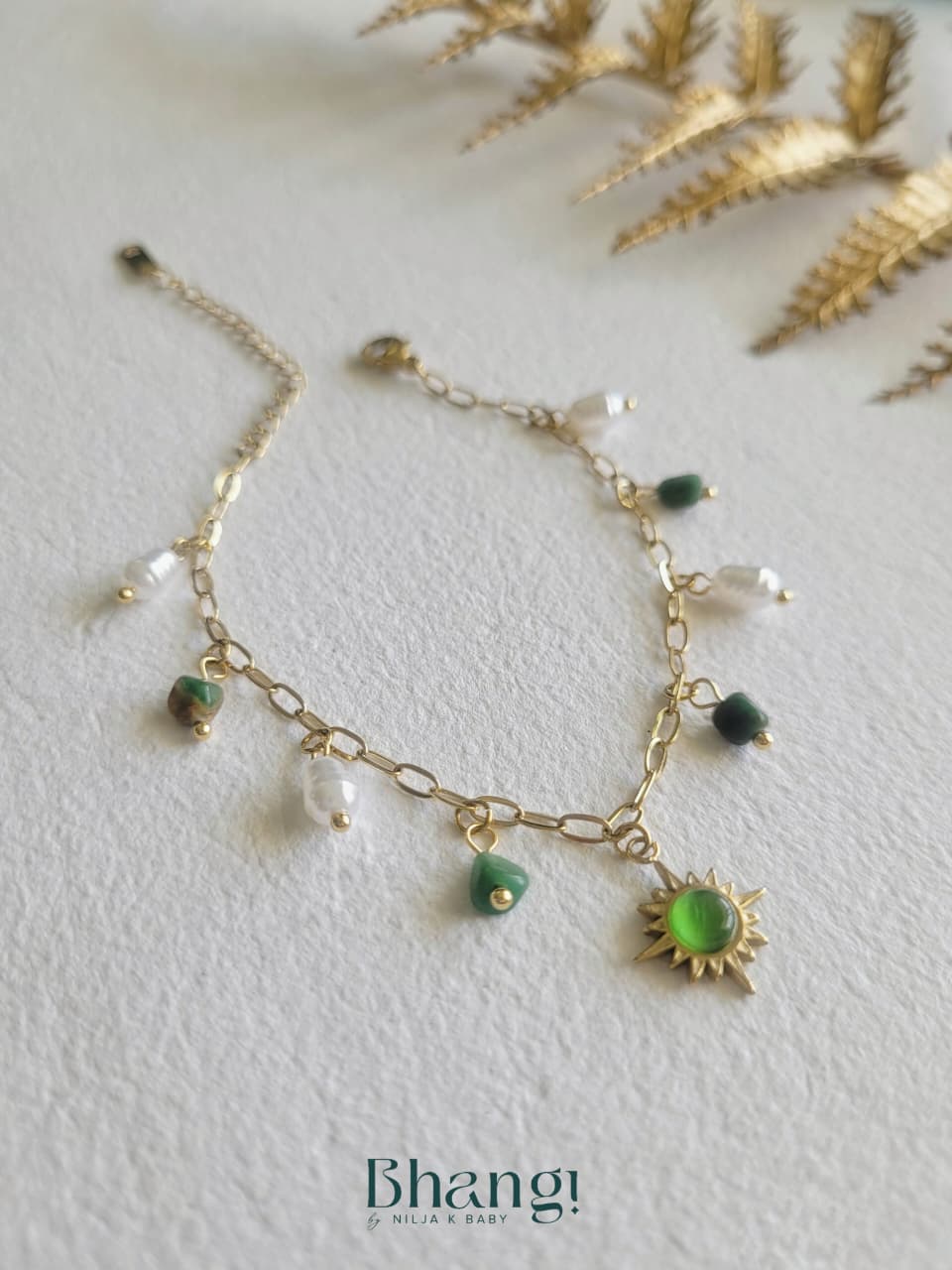 Verdant Sun Charm Bracelet