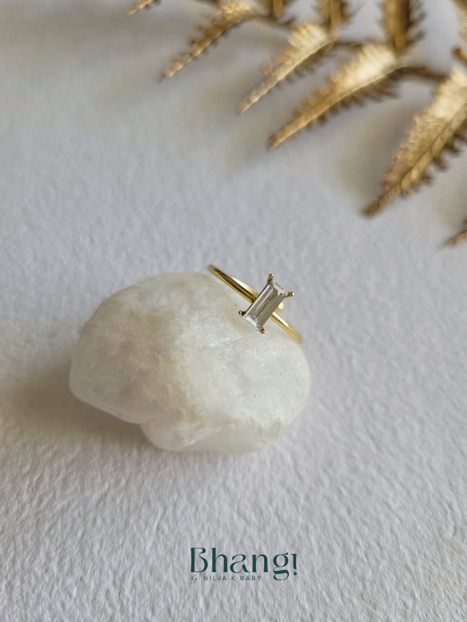 Clear Horizon Open Ring