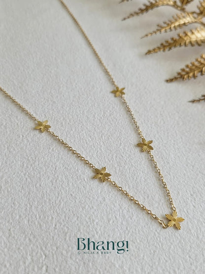 Golden Daisy Chain Necklace