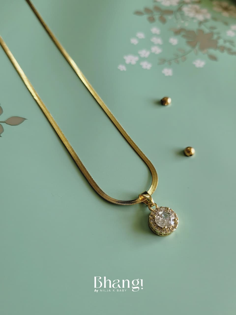 Eterna Halo Pendant Necklace