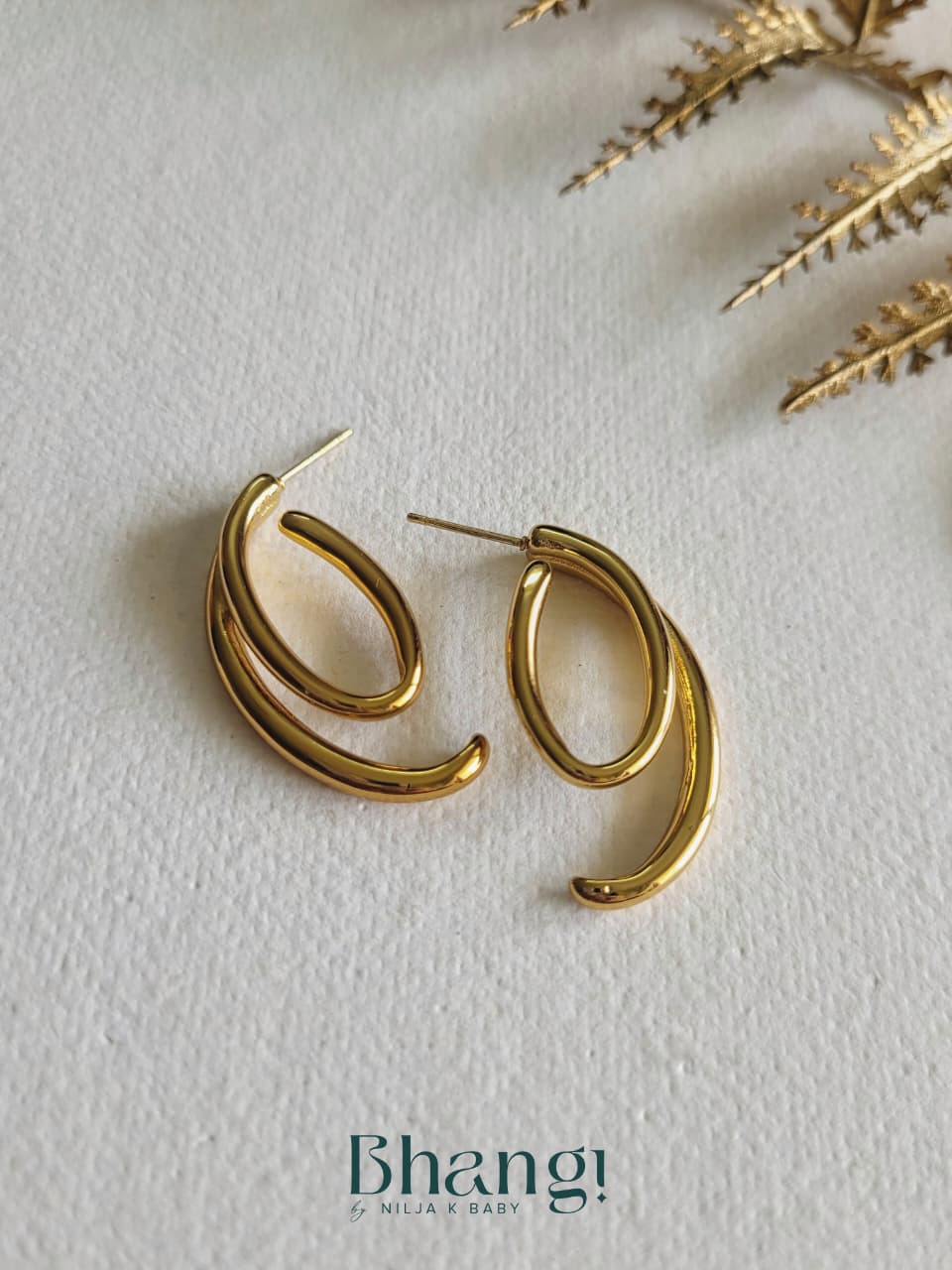 Aurora Double Hoop Earrings