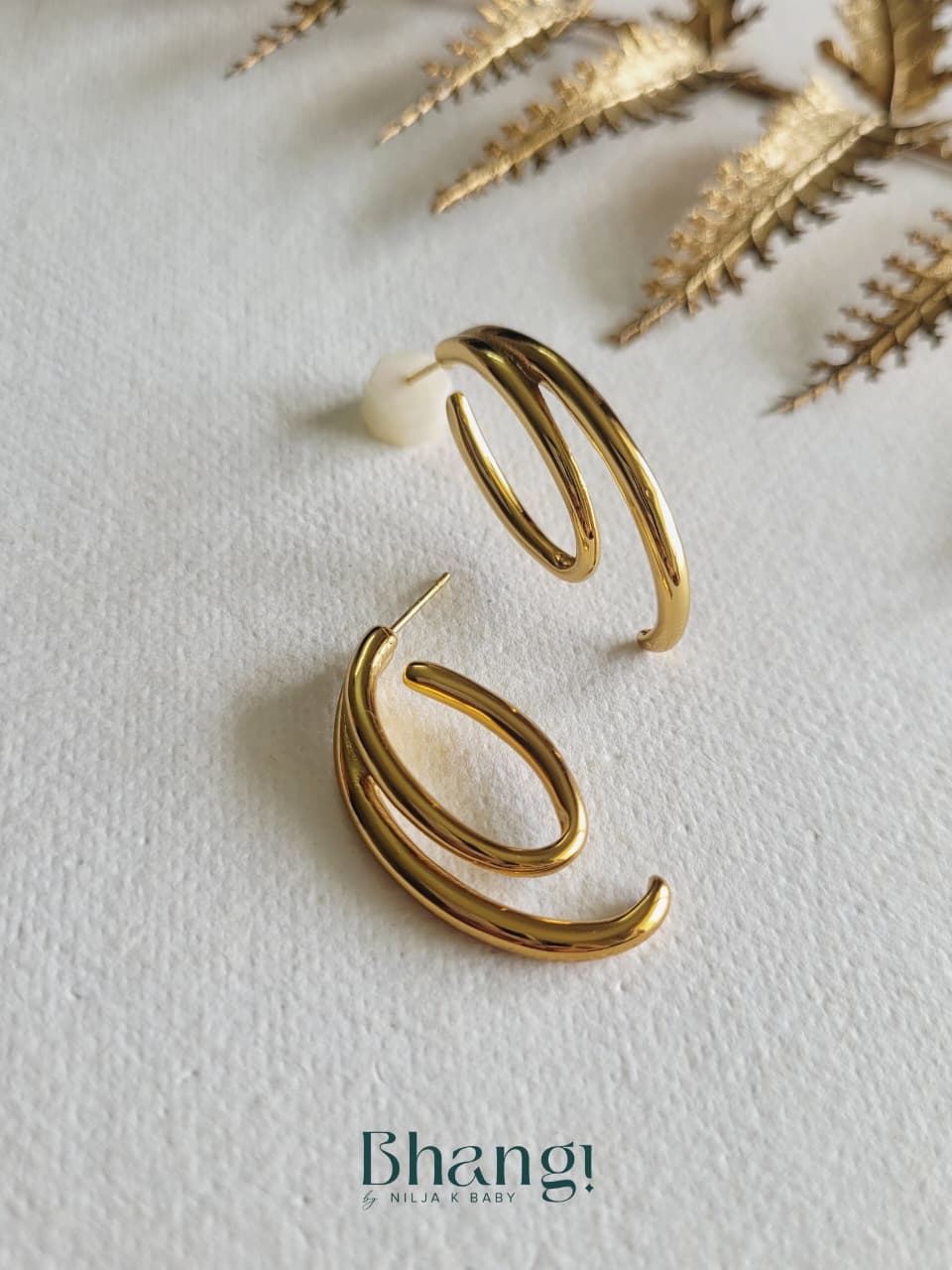 Aurora Double Hoop Earrings
