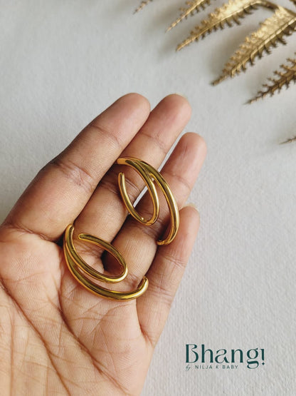 Aurora Double Hoop Earrings