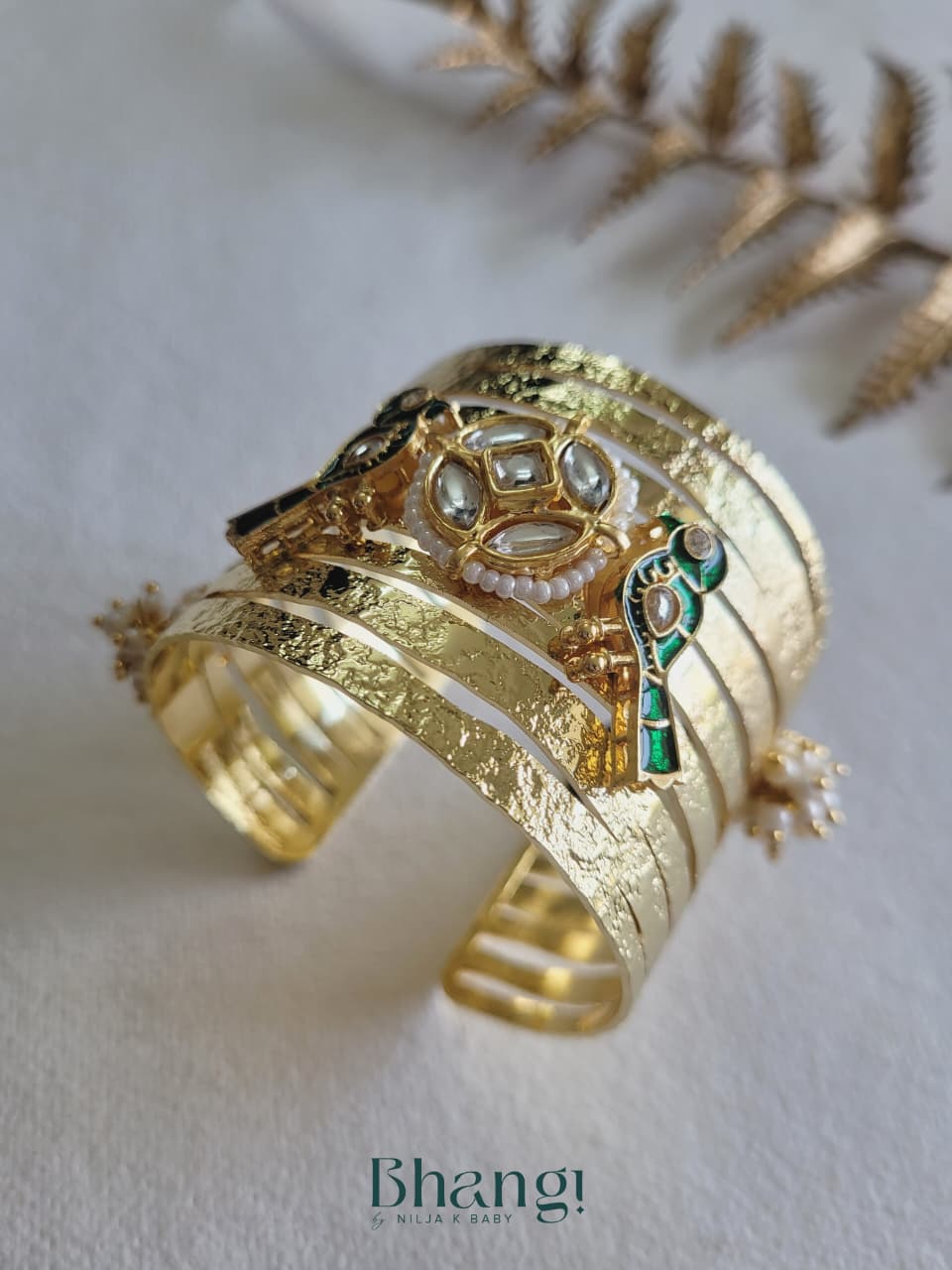 Noor Kundan Statement Cuff