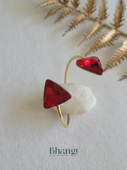 Ruby Edge Open Cuff