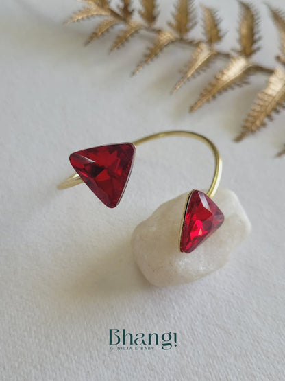 Ruby Edge Open Cuff