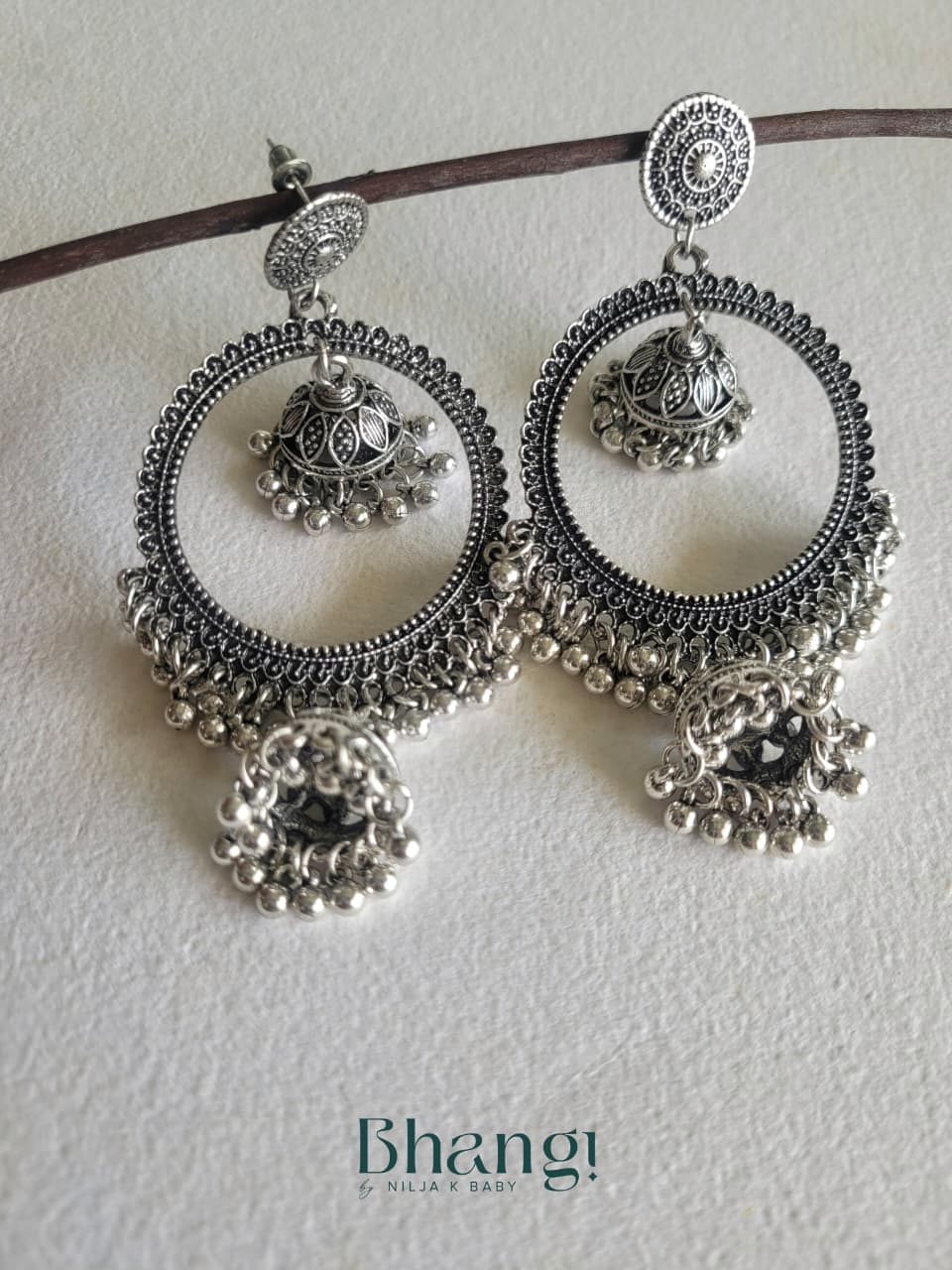 Chandrika Statement Jhumkas