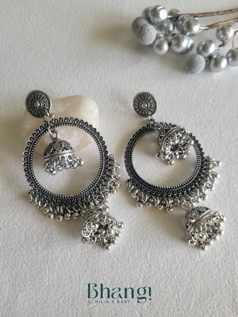 Chandrika Statement Jhumkas