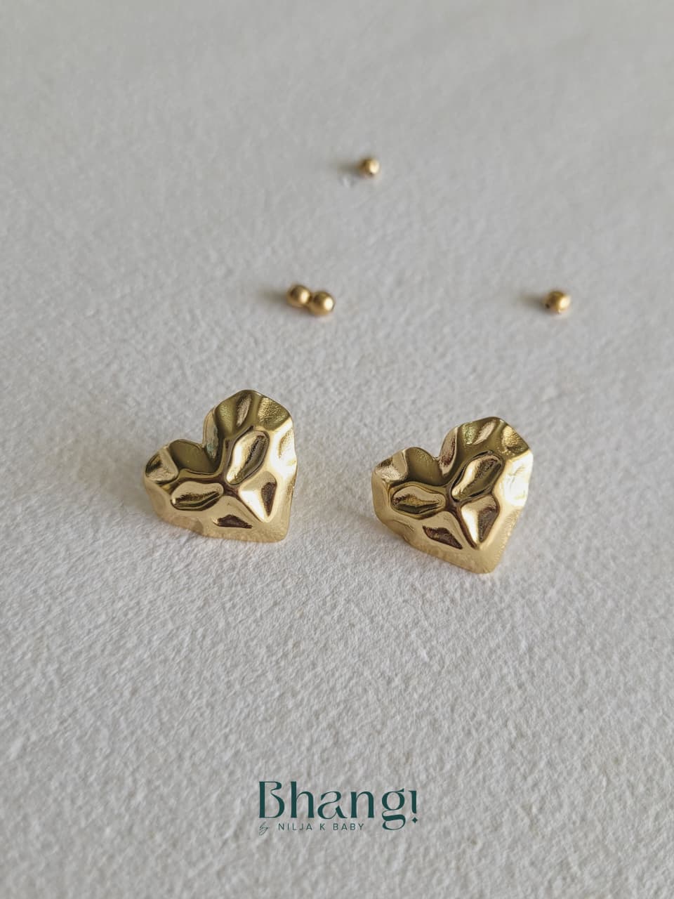 Molten Heart Studs