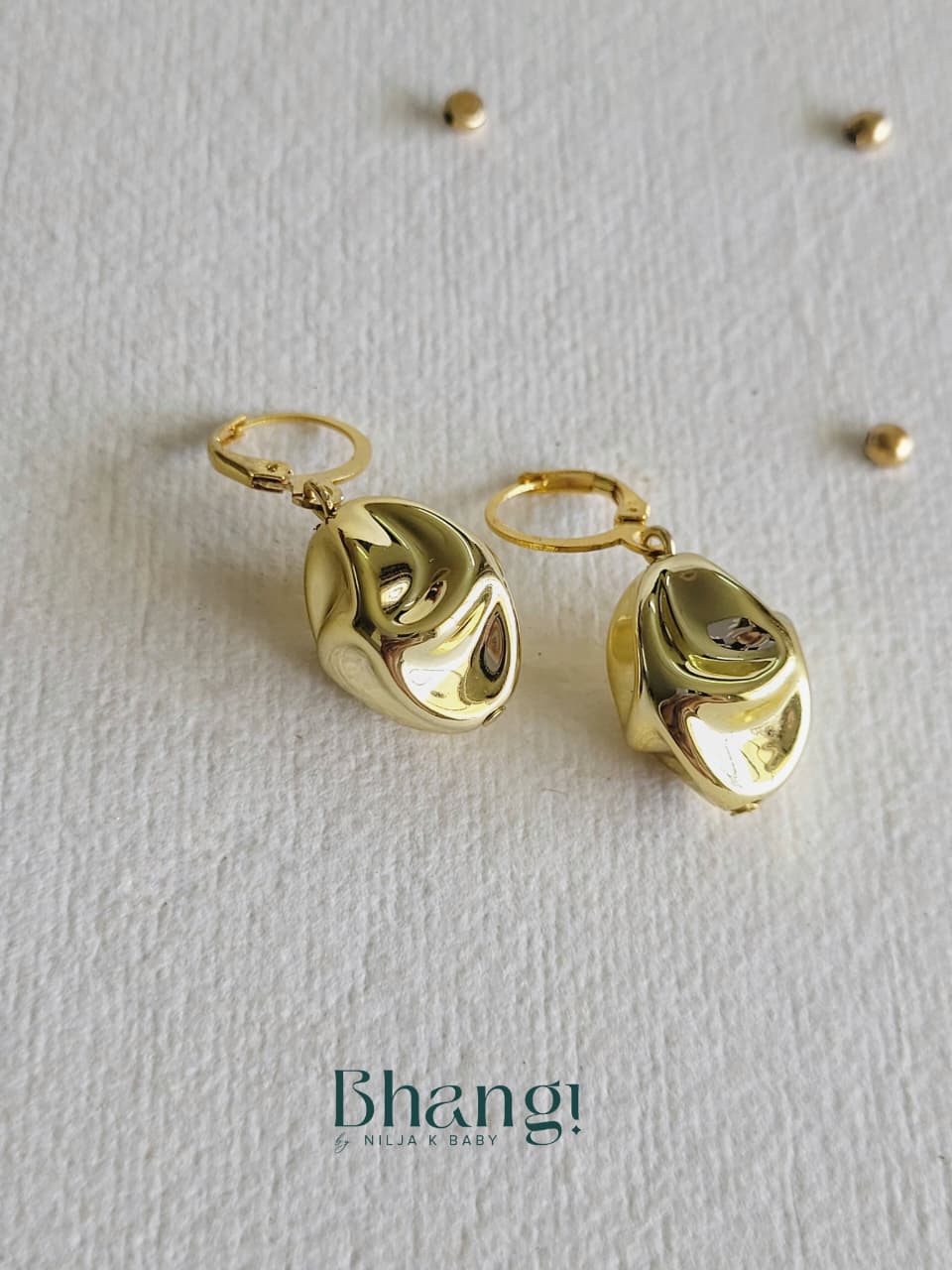 Mini Facet Drop Hoops