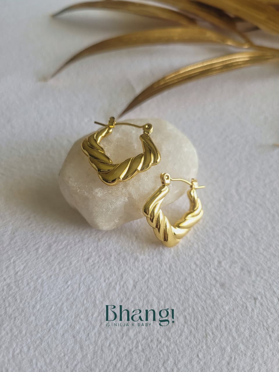 Twist Luxe Hoops