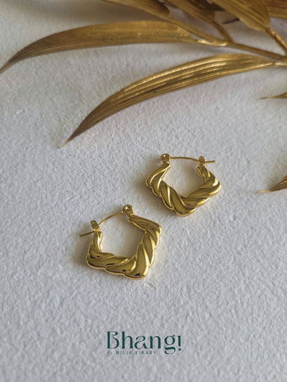Twist Luxe Hoops