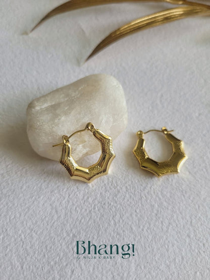 Facet Edge Hoops