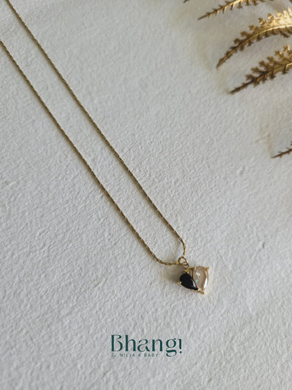 Dual Muse Pendant Necklace