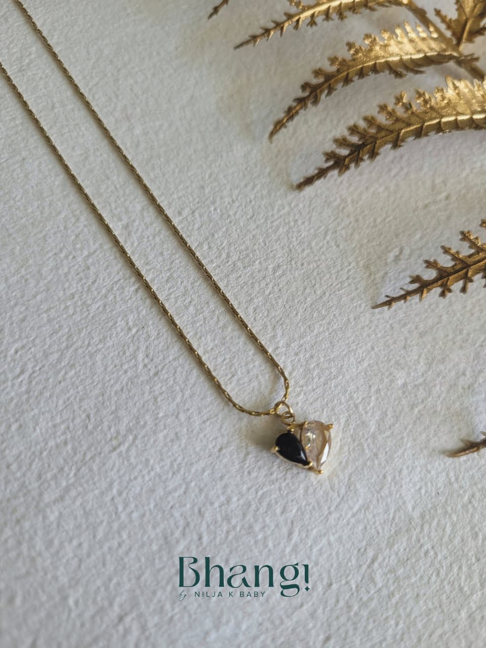 Dual Muse Pendant Necklace