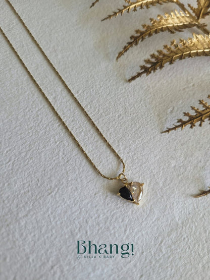 Dual Muse Pendant Necklace