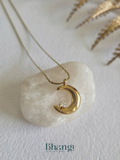Moonlit Glow Pendant Necklace