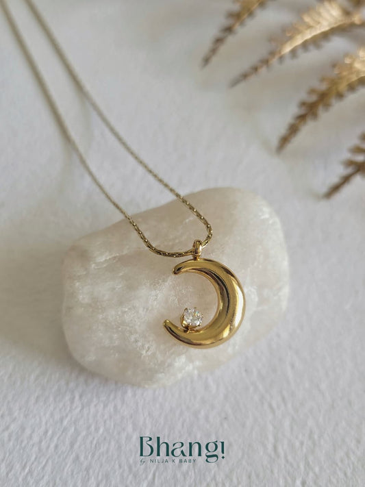 Moonlit Glow Pendant Necklace