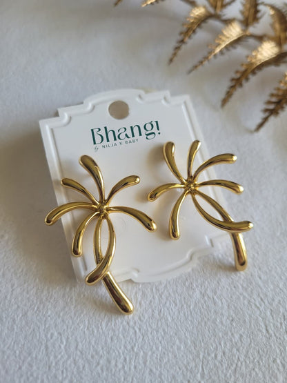 Golden Bloom Earrings