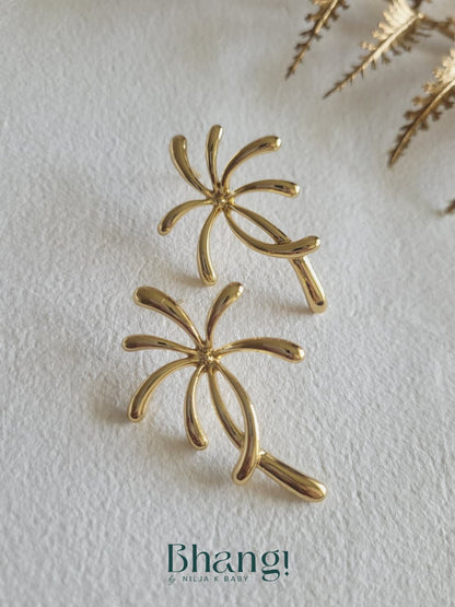 Golden Bloom Earrings