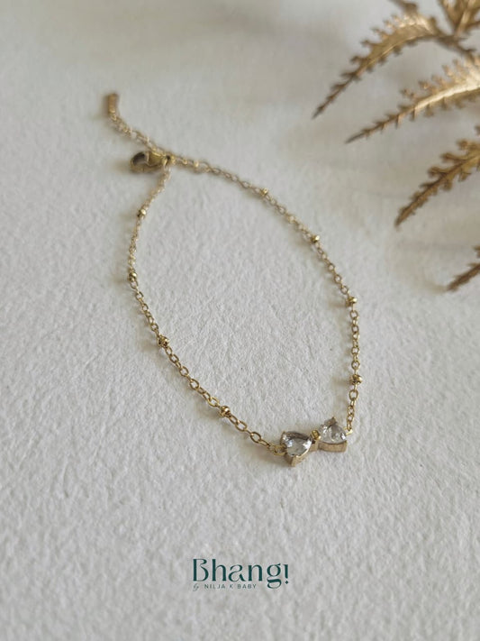 Crystal Bow Bracelet
