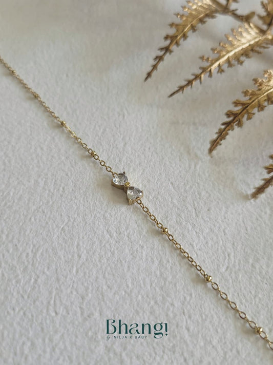 Crystal Bow Bracelet