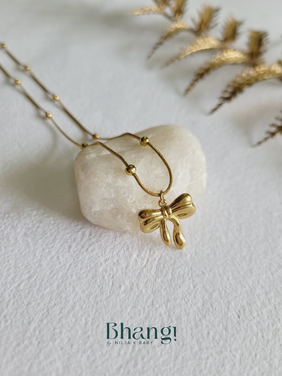 Colette Bow Necklace
