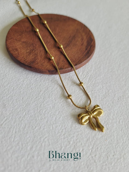 Colette Bow Necklace
