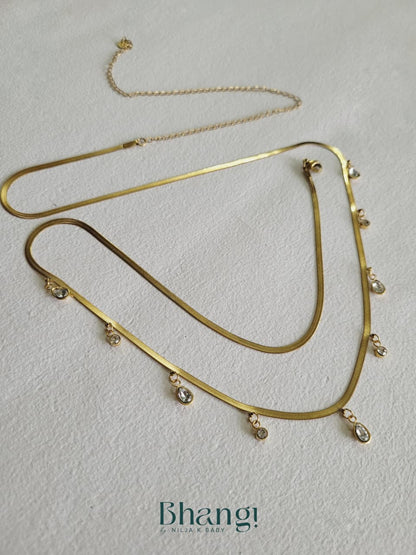 Celeste Drizzle Hip Chain